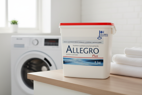 Allegro Plus 8kg in modern laundry setting